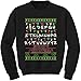 Expression Tees Crew Strange Merry Christmas Adult Medium Black