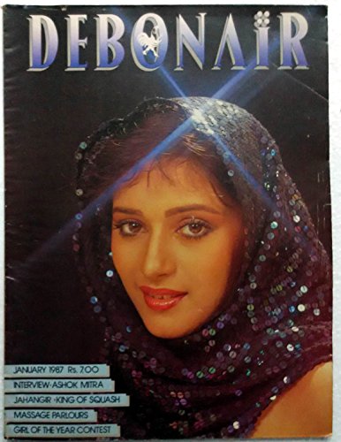 Debonair January 1987- Topless Sexy Glamorous Erotic Pics Indian Women – Men's Interest Magazine - Jahangir Khan Ashok Mitra Madhuri Dixit on cover page only