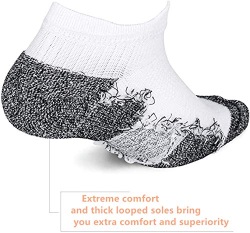 Athletic Socks 2 Pairs No Show Sport Socks Workout Runnning Socks for Men Women…