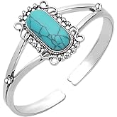 PRINCESS CUTENESS STORE Bella Swan Turquoise Silver Tone Vampire Love Bracelet