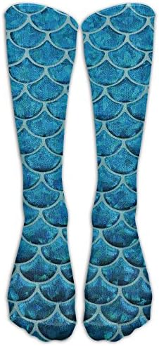 Egg Egg Crystal Mermaid Tail Scales Fashion Sports Stocking Athletic Socks Crew Socks For Women &amp; Men