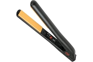 CHI Tourmaline Ceramic Series Flat Iron, Hair Straightener For Silky, Smooth Hair, 392°F Maximum Temperature, 1" Iron