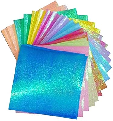 Weanty Origami Papier 150 Blatt Glänzend Einseitig