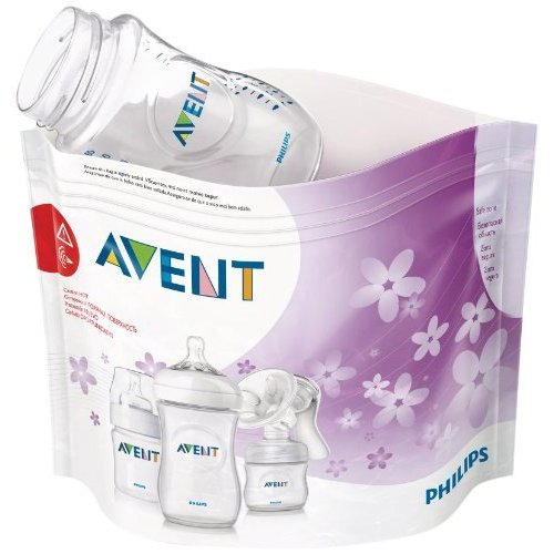 title=Philips Avent SCF297/05 Buste per Sterilizzazione a Vapore nel Forno a Microonde