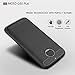 Moto G5S Plus Case, Moto G5S+ Case - Suensan TPU Shock Absorption Technology Raised Bezels Protective Case Cover for Motorola Moto XT1806 (USA) (TPU Black.)