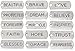 JGFinds Inspirational Message Tag Charms, Silver Tone, 100 Random Pieces