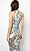 Summer Floral Printed Sleeveless Slim Fit Midi Sheath Tank Sun Dress (X-Large, Blue)