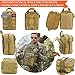 Monoki First Aid Survival Kit, 302Pcs Tactical Molle EMT IFAK Pouch Outdoor Gear EDC Emergency Survival Kits First Aid Kit Trauma Bag for Hiking Camping Hunting Car Travel or Adventures (Mud Yellow)
