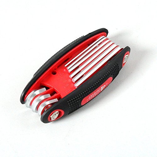 Buy Steel multifunctional 9 in 1 hex wrench foldup allen key set for compound bow Online at