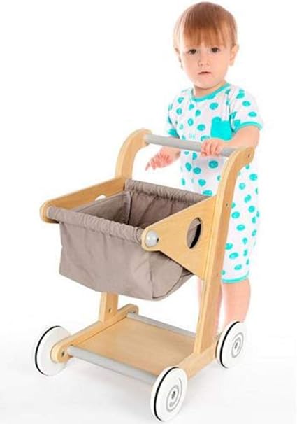 wooden shopping cart walker