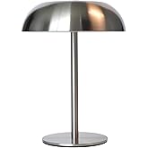 JHWDHD Portable LED Mushroom Table Lamp, 8.46'' Small Cordless Desk Night Light with 5200mAh Rechargeable Battery, Stepless D