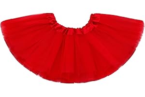 OLRECO Toddler Tutus for Girls Baby Tutu 5 Layers Girls Tutu Skirt Kids Infant Tutu Girls Tulle Ballet Dance Tutu Skirt 0-8T