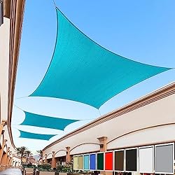 Royal Shade 10' x 10' Turquoise Square Sun Shade
