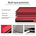 Antbox Case for iPad mini 5 2019 (5th Generation 7.9 inch) / iPad mini 4 with Built-in Pencil Holder PU Leather Smart Cover with Auto Sleep/Wake Stand Function (Red)