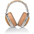 FiiO FT1 Closed-Back Over-Ear Nanowood Fiber Composite Diaphragm Wired Hi-Fi Headphones, Detachable Cable, American Black Walnut Wood Ear Cups for Home, Studio, Recording (Beech)