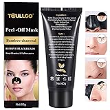 Black Peel off Mask, Blackhead Remover Mask, Charcoal Black Mask, Peel off Purifying Pore Mud, Blackhead Remover Remove Blackheads, Deep cleansing Dead Skin, Acne, Oil Control (60ml)