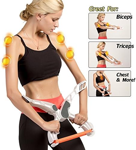 Upper Arm Workout Resistance Training Machine, Forearm Wrist Force Fitness Equipment with 3 Resistance Bands,Biceps Shoulders Chest and Arm Builder