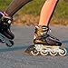 5th Element Glow Inline Skates for Women with High Ankle Support, Adjustable Strap, 90mm Wheels, and Soft Boot Fit for Fitness and Performance Skating