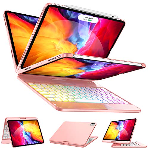 Keyboard Case for iPad Pro 11 inch 2021 (3rd Generation), 360 Rotate