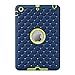 H&T 3 In1 Hybrid Silicone Bling Crystal Case for Apple Ipad Mini 3/ 2/ 1 - Blue+green