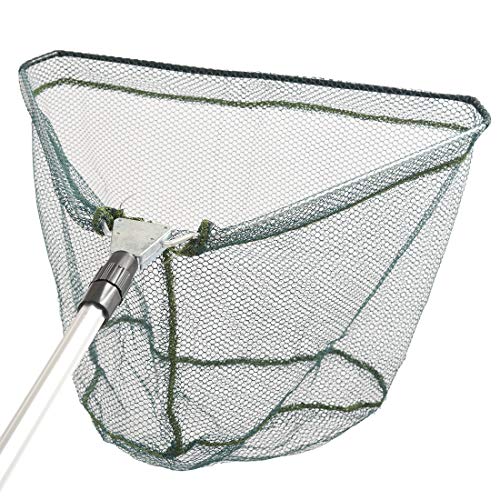 Fransande Angelkescher, dreieckig, faltbar, Aluminium, 3 Abschnitte, ausziehbarer Griff, Grün – Bild 3