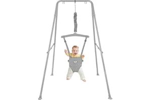 Baby Jumper with Stand, Infant Jumper for Indoor/Outdoor Play, Jumpers for Babys 6-24 Months, Baby Jumpers and Bouncers with 