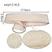 Shower Body Brush wiht Long Handled,Mesh Sponge Bath Loofahs bath brush, Exfoliating Loofah Back Scrubber,-3 pieces,color may vary