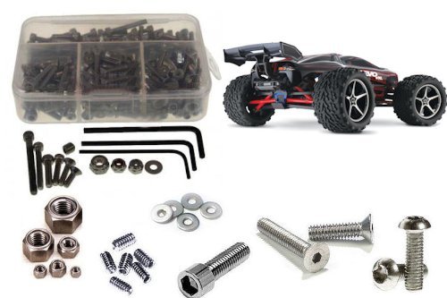 RCScrewZ Traxxas 1/16 E-Revo VXL Stainless Steel Screw Kit #tra037