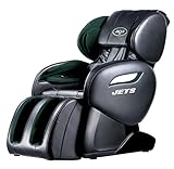 Zero Gravity Full Body Electric Shiatsu UL Approved Massage Chair Recliner with Built-in Heat Therapy and Foot Roller Air Massage System Stretch Vibrating for Home Office (Black)
