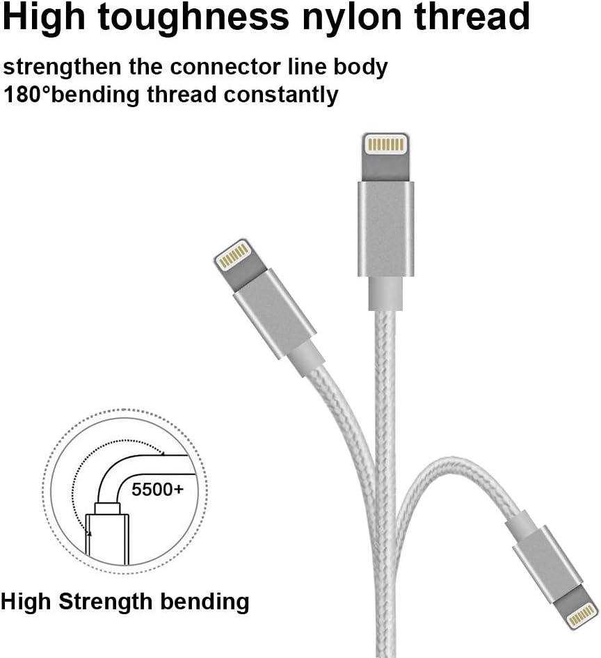 Aux Cable,[2-Pack, 4ft, Hi-FI Sound] 3.5mm Auxiliary Audio Cable Nylon Braided Male to Male
