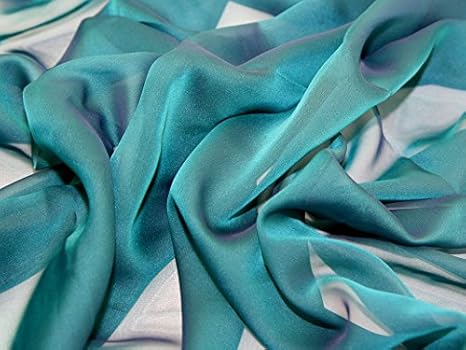 kationisch Chiffon Kleid Stoff Jade Grün – Meterware + Frei Minerva Crafts Craft Guide