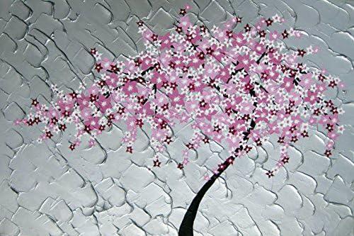 Japanese cherry blossom painting, japanese art , japanese cherry blossom art, painting of japanese cherry blossom, huge painting for wall
