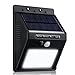 Solar Lights Outdoor,AADDON LED Wireless Waterproof Security Motion Sensor Powered Wall Light for Patio Deck Yard Garden Driveway Fence Stair Walkway Porch