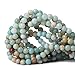 Qiwan Natural Gemstone Round Loose Beads, DIY Jewelry Making 1 Strand 15