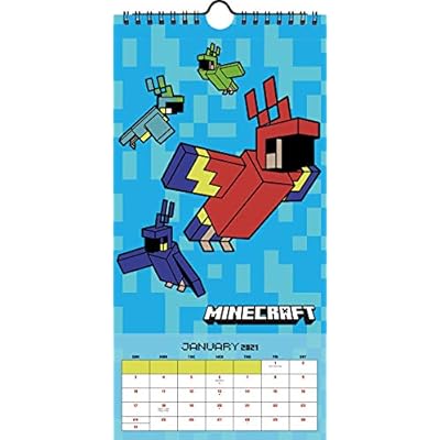 Buy 2021 Minecraft Mini Poster Calendar Calendar Wall Calendar July 20 2020 Online In Usa 1438877641