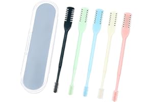 GGleerite Manual Nose Hair Trimmer Set, 5-Piece Upgraded Nose Hair Cutter with 360° Safety Blades, Reusable & Easy-to-Clean Nasal Hair Trimmer for Men & Women