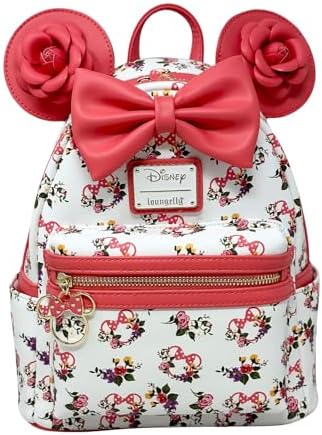 disney mini backpack loungefly burgandy Amazon.com: Loungefly Minnie Mouse Maroon Quilted Womens Double Strap  Shoulder Bag Purse : Clothing, Shoes & Jewelry