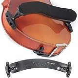 Everest Black ES Series 4/4 Violin Adjustable Shoulder Rest
