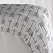 Niceful Jersey Cotton Crib Sheet Fitted Cotton 2 Pack Set White Grey Arrow Print - Standard Crib Mattress Size - Toddler, Kids Bedding - Tribal Nursery Decor - Ideal for Infant Boys Or Girls?