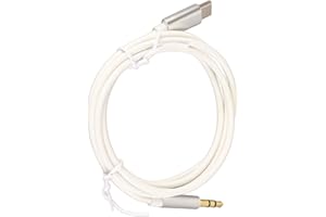 Generic USB C to 3.5mm Sound Aux Jack Cable Stable Transmission for Car Home, Lightweight Type C Adapter to 3.5mm Headphone S