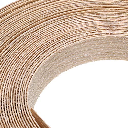Skelang 7/8"×50' Red Oak Wood Veneer Edgebanding, Preglued IronOn Tape