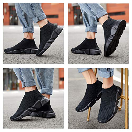 WXQ Men's Fashion Sneakers - Lightweight Breathable Walking Shoes Running Shoes Mesh Workout Casual Sports Shoes