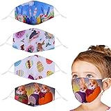 YUESUO Kids Face Cloth Mask Reusable, Washable and