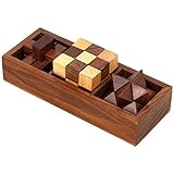 Amazon.com: Monkey Pod Games Six Puzzle Gift Set: Toys &amp; Games