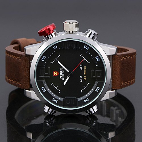Zeiger Mens Watch Unusual Military Sport Wrist Watch, Forces Marine