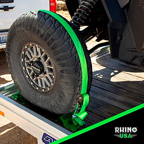 Rhino USA Wheel Chock Tie Down Kit (1,986lb Break Strength) Ultimate