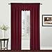 United Curtain Metro Woven Straight Valance, 54 by 16-Inch, Burgundy