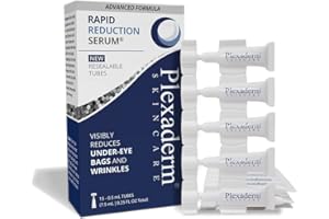 Plexaderm Rapid Reduction Eye Serum - Advanced Formula Anti Aging Visibly Reduces Under-Eye Bags, Wrinkles, Dark Circles, Fine Lines & Crow's Feet Instantly Instant Wrinkle Remover for Face