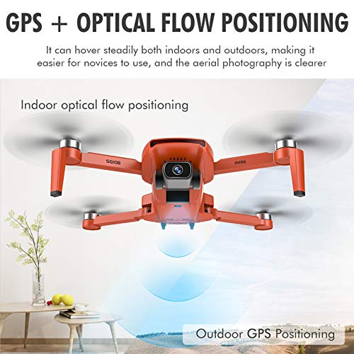 Entweg RC-Drohne, SG108 RC-Drohne mit Kamera 4K Bürstenlose Drohne Doppelkamera 5G WiFi FPV GPS Optische… – Bild 8