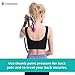 ChiroDoc Trigger Point Massager - Self Massage Therapy Tool for Lower Back and Shoulder Pain Relief - Accupressure for Deep Muscle, Myofascial Release and Back Pain - Neck and Foot Reflexology